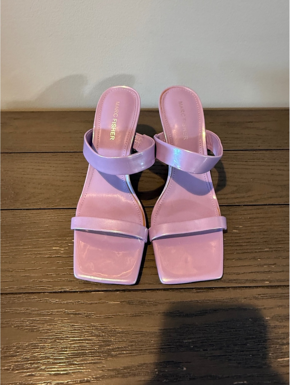 Marc Fisher Lilac Heeled Sandals Size 8M